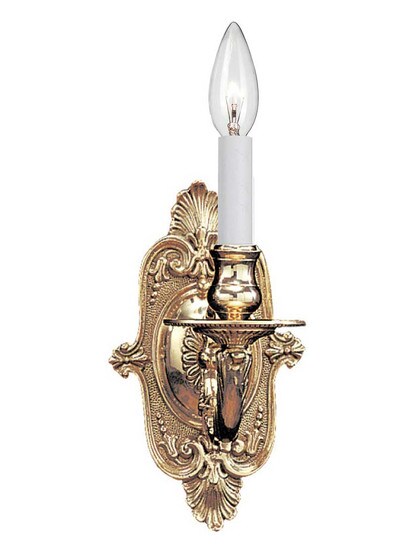 Murray 1-Light Wall Sconce in Polished Brass.